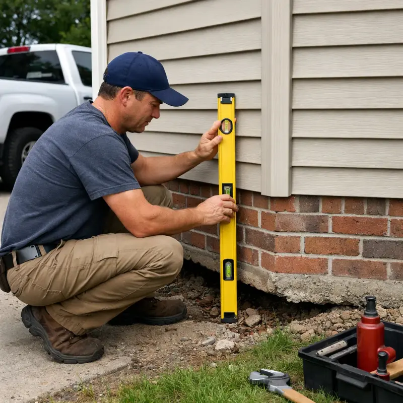 Foundation Settling Repair Washington